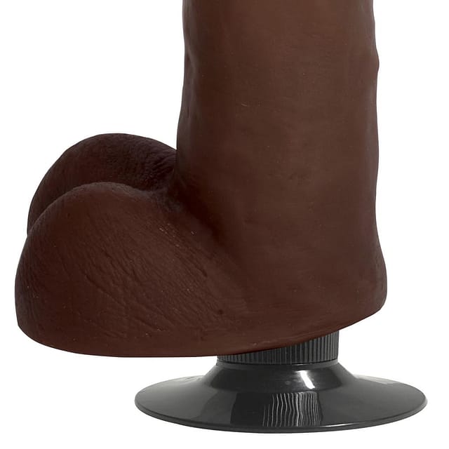 Jock Dark Vibrating Dildo With Balls Inch The Bdsm Toy Shop