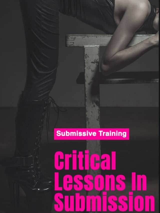 Submissive Training Lesson 1 Communication The BDSM Training Academy