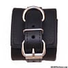 Classic Leather Cuffs Close Up Of Buckle