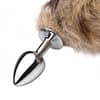 Close Up Of Metal Fox Tail Anal Plug