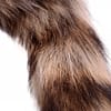 Glass Fox Tail Anal Plug Close Up Of Fir