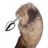 Metal Fox Tail Anal Plug