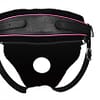 Sexy Low Rise Leather Strap On Harness Back View