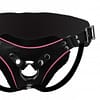 Sexy Low Rise Leather Strap On Harness Front View