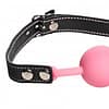 Glow In The Dark Silicone Ball Gag Side View