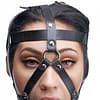 Leather Head Harness with Ball Gag