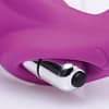 Vibrating Strapless Strap-on Dildo Close Up On Bullet