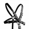 Male Leather Body Harness Front View