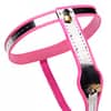 Restricted In Pink Adjustable Female Chastity Belt