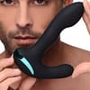 Rotating Vibrating Silicone Prostate Stimulator With Model