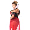 Fairytale Red Queen Premium Corset Costume X Back