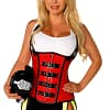 Five Alarm Firegirl Premium Corset Costume
