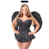 Glitter Dark Angel Premium Corset Dress Costume Solo