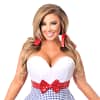 Kansas Girl Premium Corset Dress Close Up