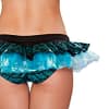 Mermaid Shorts with Iridescent Skirt Blue Back