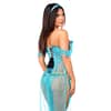 Persian Princess Premium Corset Costume Back