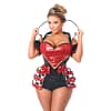 Royal Red Queen Premium Corset Costume Solo