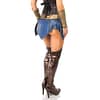 Warrior Woman Premium Corset Costume Full