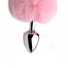 Pink Bunny Tail Plug Solo