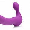Strapless Silicone Vibrating Strap On Dildo Front View