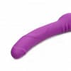 Strapless Silicone Vibrating Strap On Dildo Top View