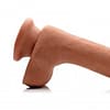 Caramel Realistic 7 Inch Dildo Side View