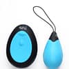 Vibrating Egg with Remote Control Light Blue