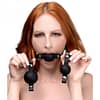 Interchangeable Silicone Ball Gag Set With Model