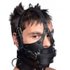Leather Head Harness with Removeable Gag With no blindfold