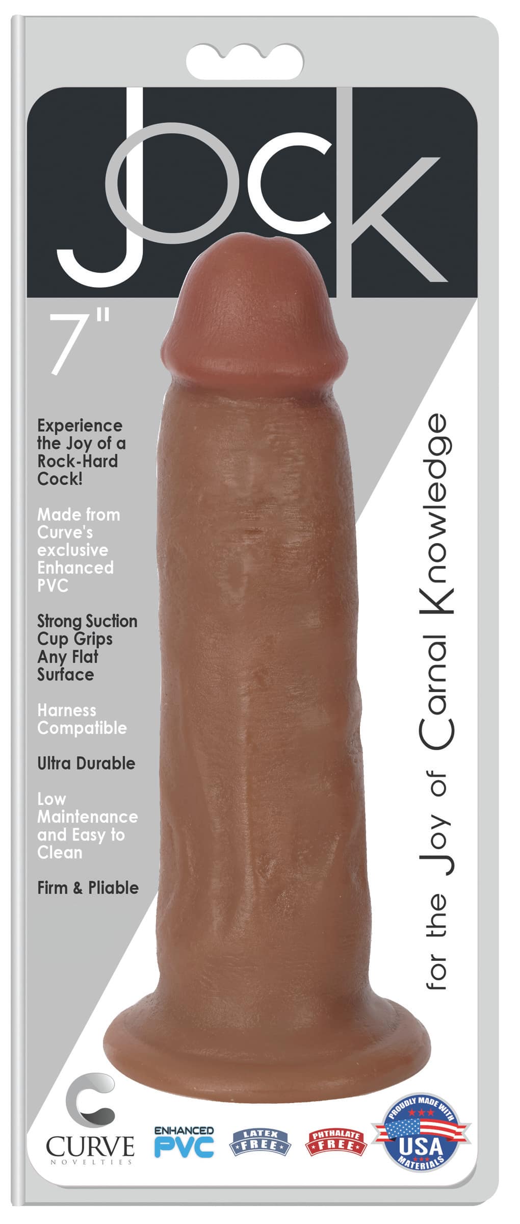 Jock 7 Inch Suction Cup Dildo - Medium - Image 2