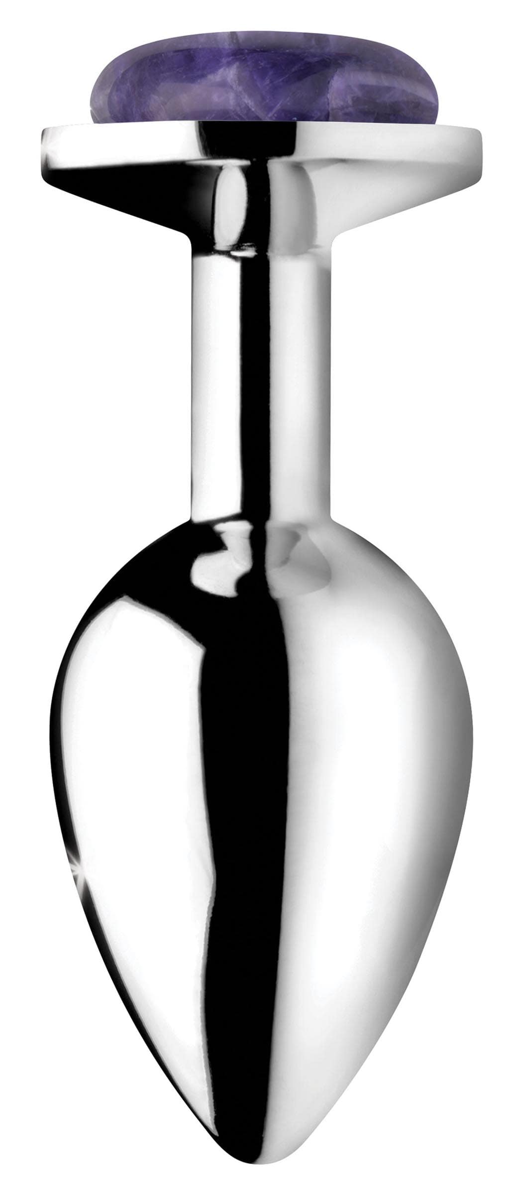 Genuine Amethyst Gemstone Anal Plug - Medium - Image 5