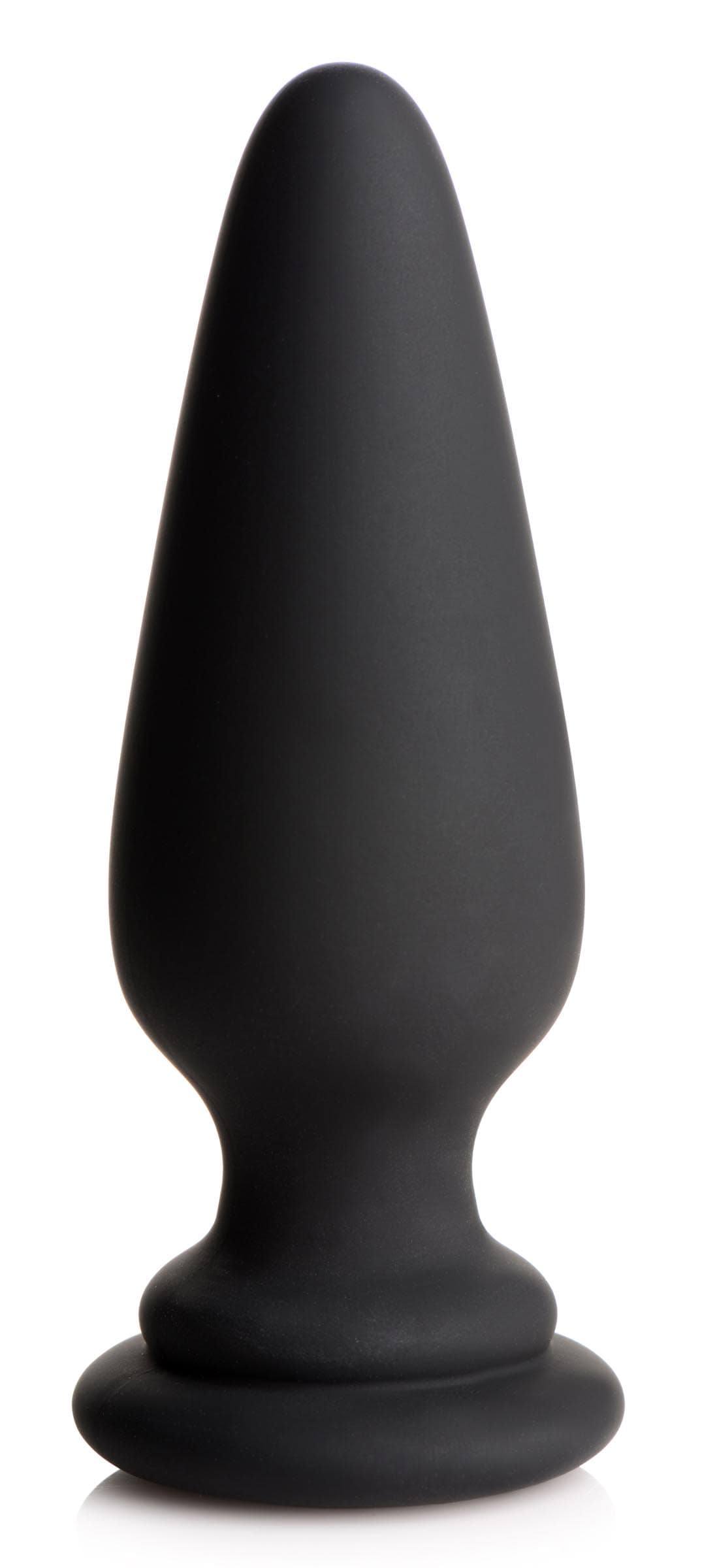 Large Anal Plug with Interchangeable Fox Tail - Black and White - Image 5