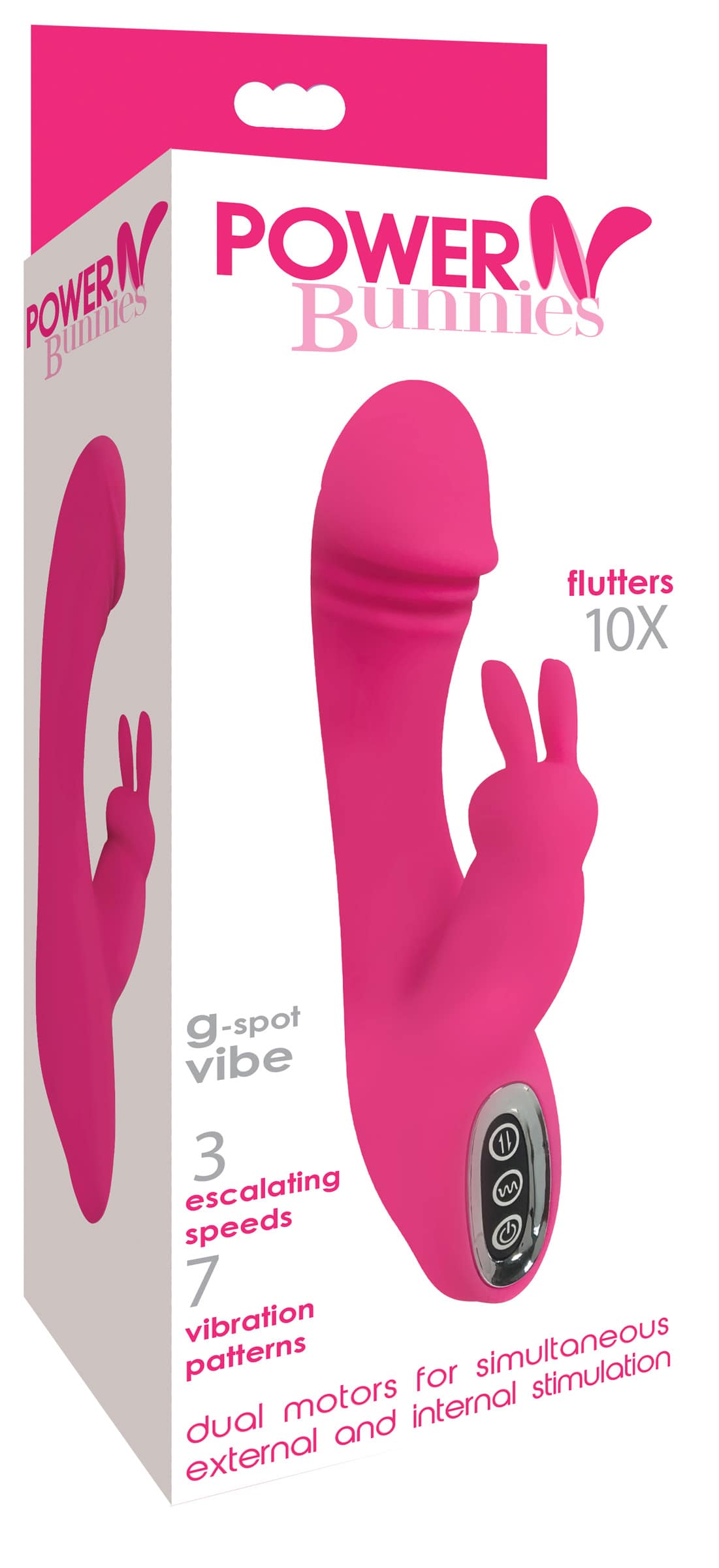 Flutters 10X G-Spot Rabbit Silicone Vibrator - Image 4