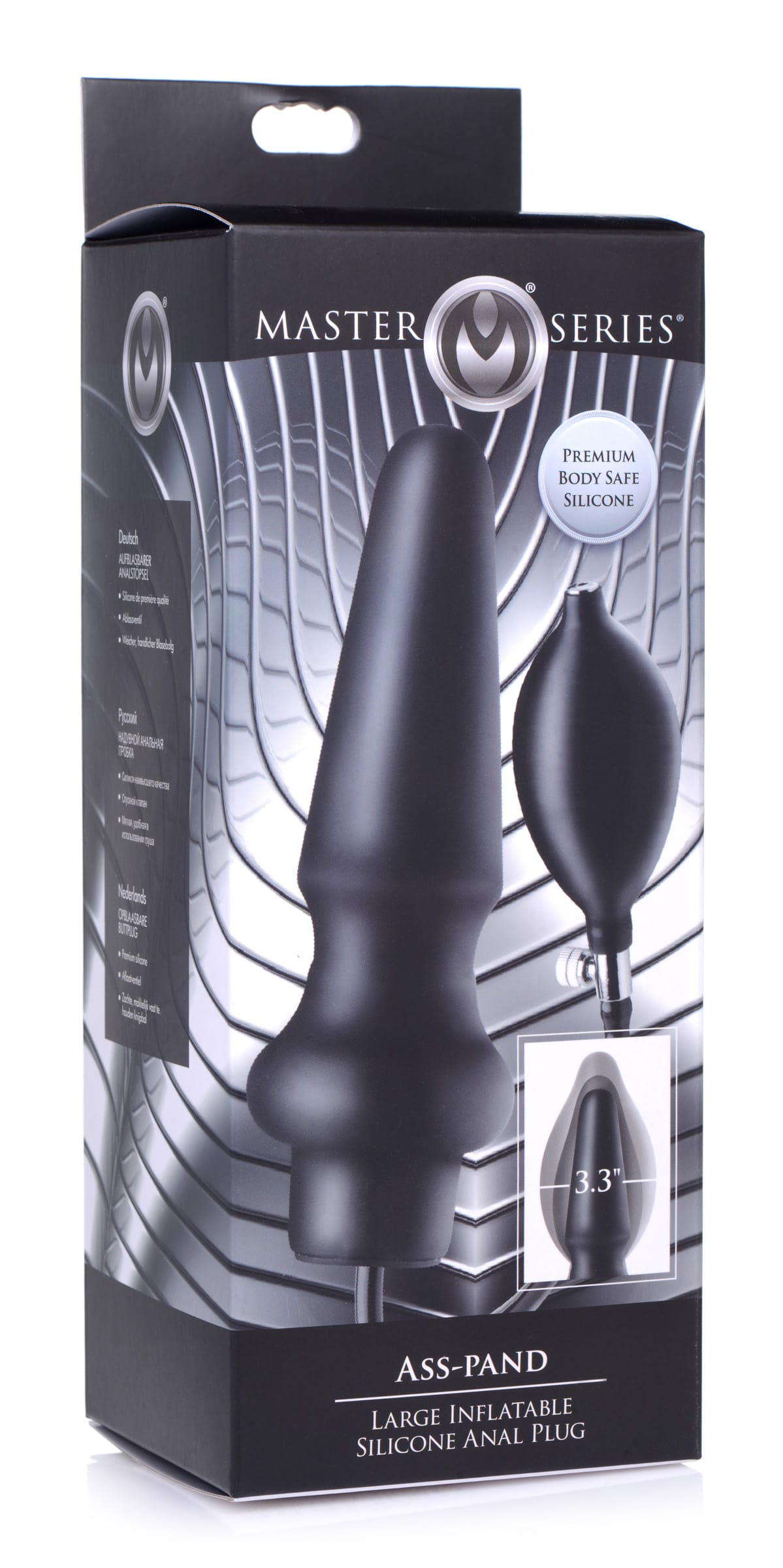 Ass-Pand Large Inflatable Silicone Anal Plug - Image 8