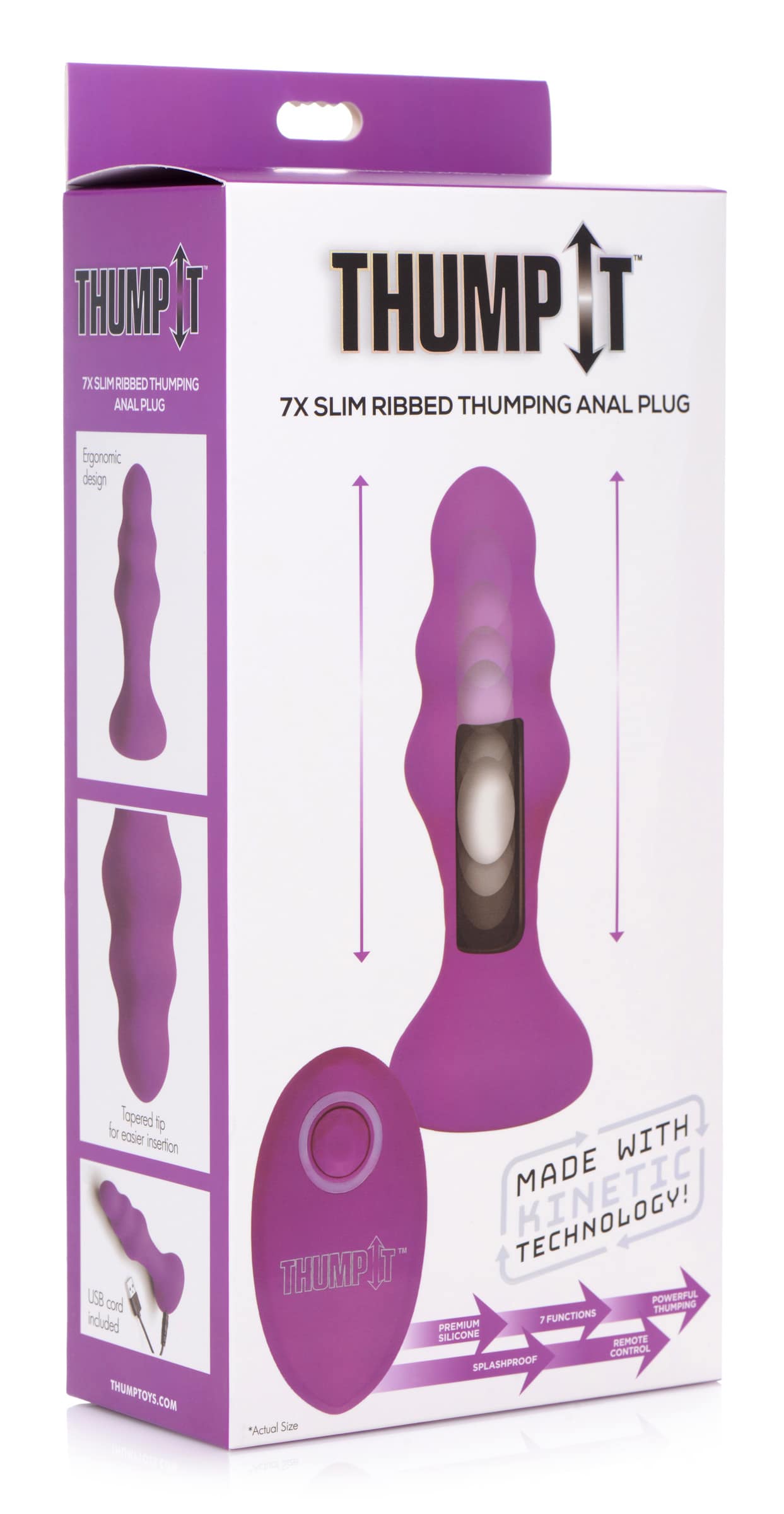 thump it anal plug Plug Anal Pequeno Pelúcia Rosa