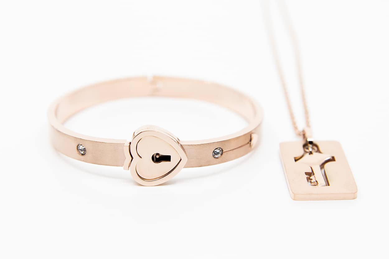 Forever Mine Submissive Bracelet Rose Gold