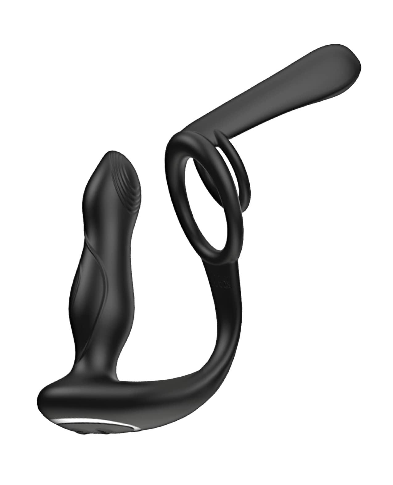 Enhancer Vibro Plug & Penis Sheath - Black - Image 2