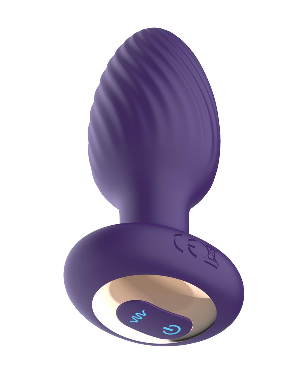The Royale Rotating Anal Plug - Purple - Image 3