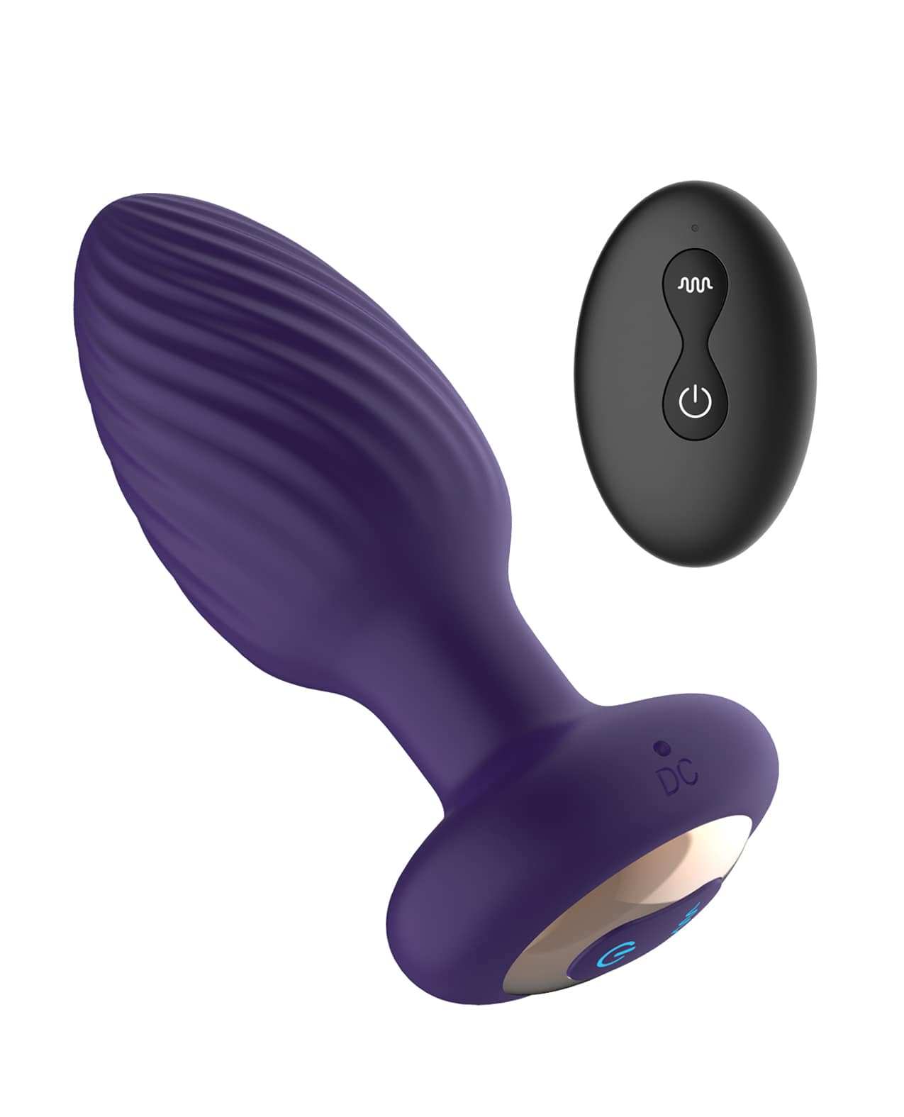 The Royale Rotating Anal Plug - Purple - Image 4