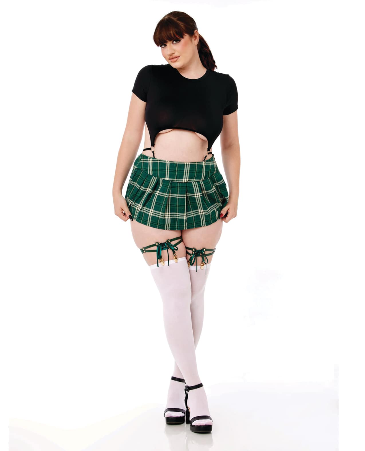 Sex & Mischief Indica Laced Up Garters - Image 7