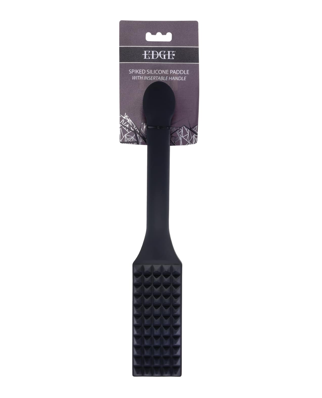 Edge Spiked Silicone Paddle - Black