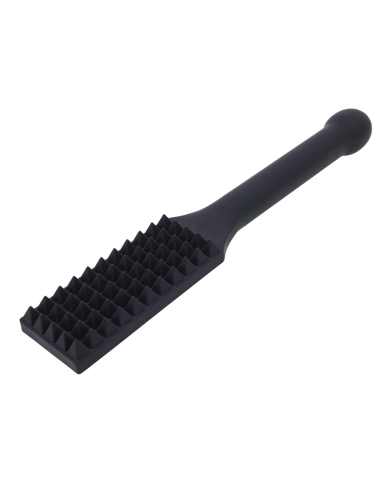 Edge Spiked Silicone Paddle - Black - Image 3