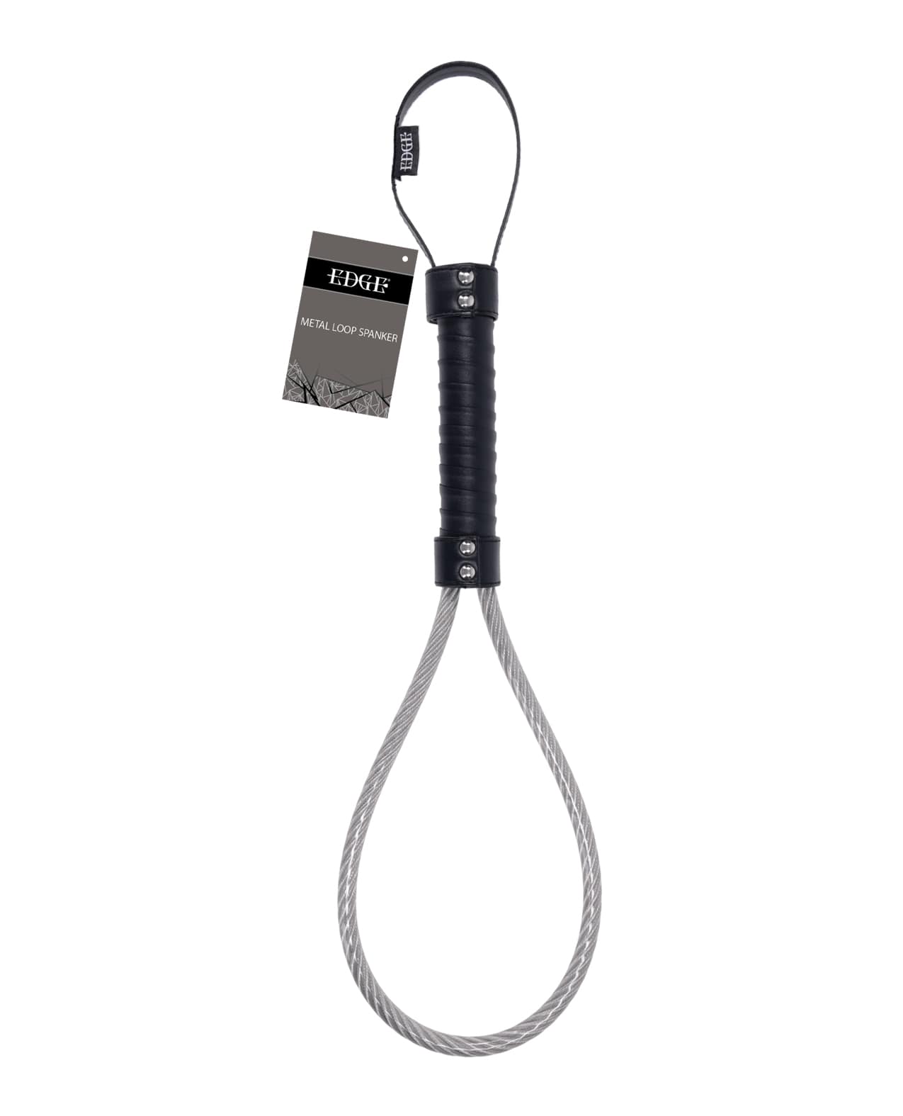 Edge Metal Loop Spanker - Silver