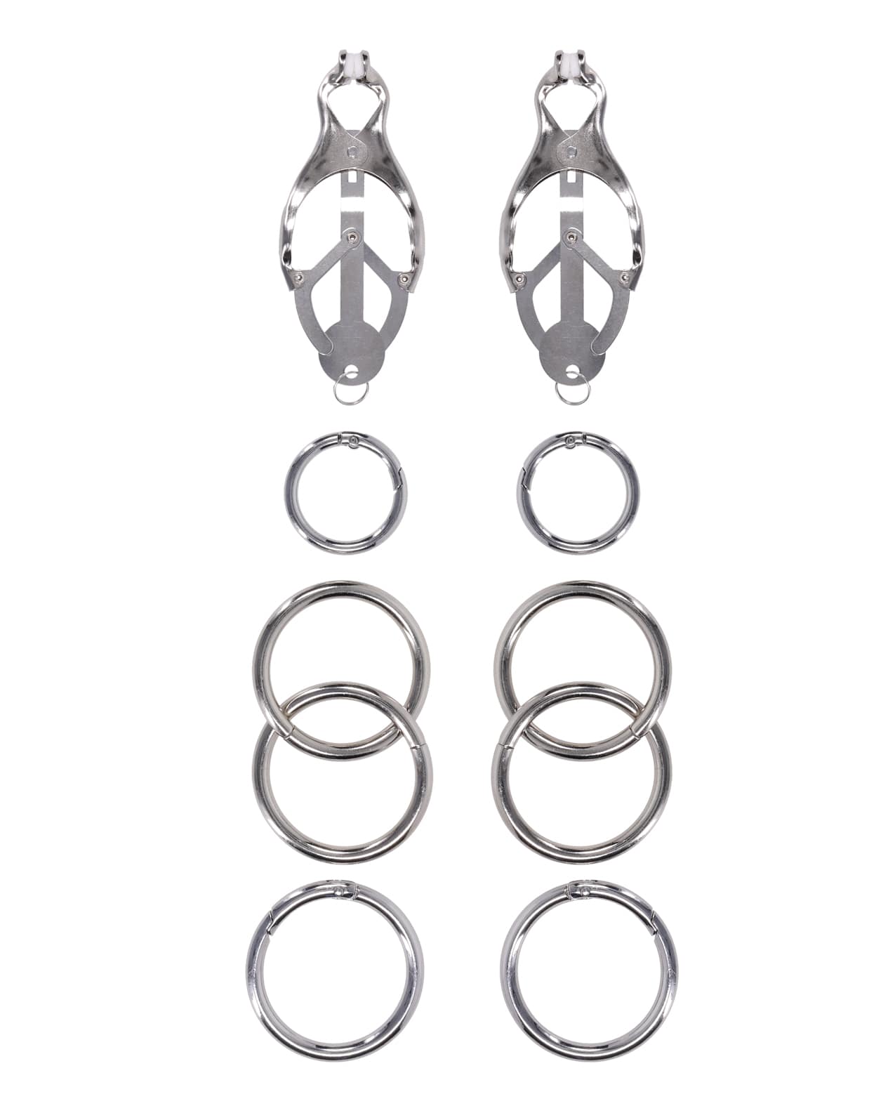 Edge Tuggable Clover Clamps - Silver - Image 5