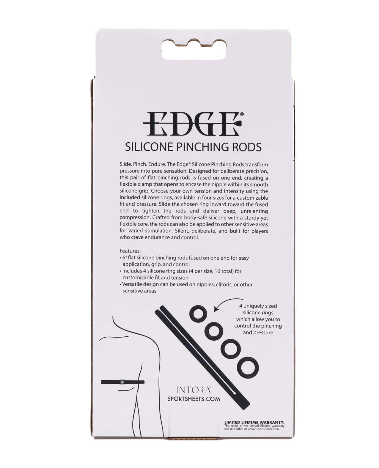 Edge Silicone Pinching Rods - Black - Image 6