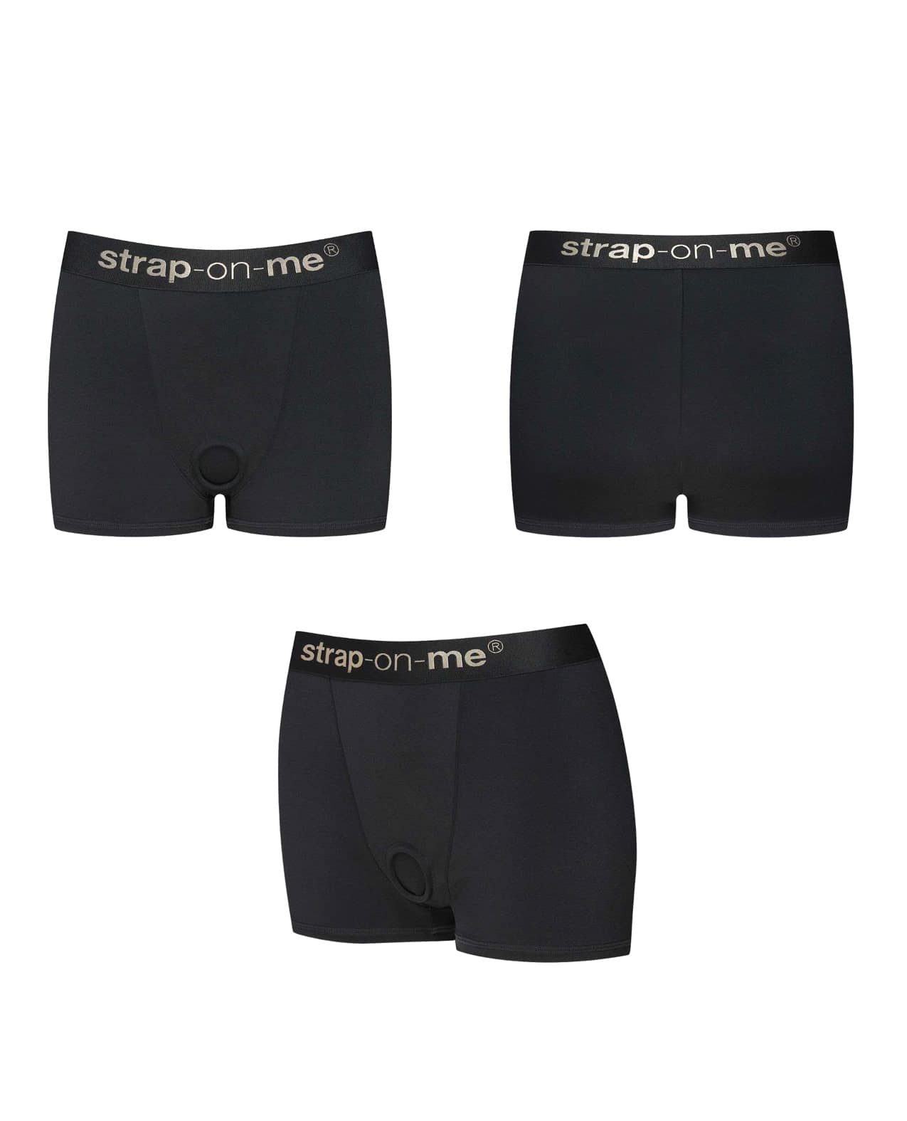 Strap On Me Allure Lingerie Harness - Black SM - Image 2