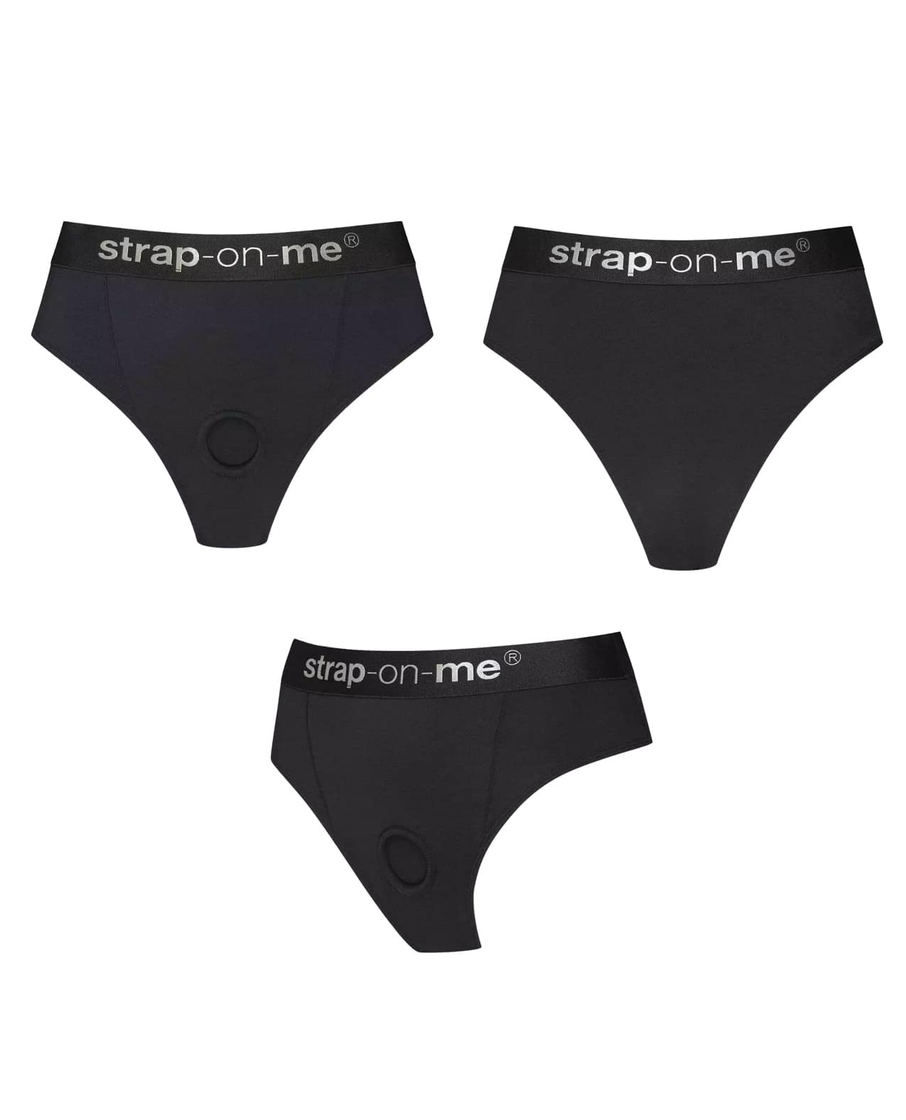 Strap On Me Idole Lingerie Harness - Black MD - Image 2