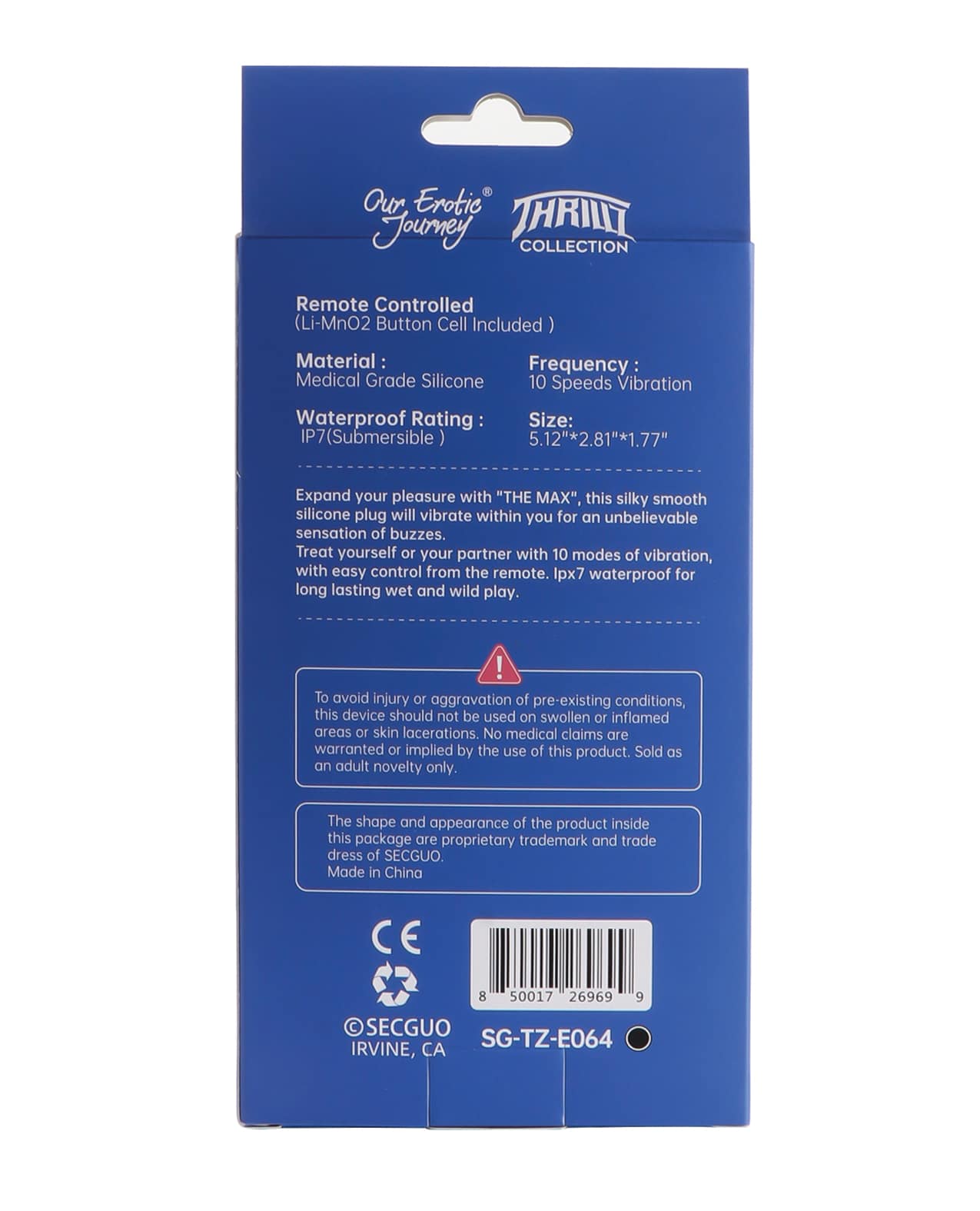 Thrillz The Max Anal Plug w/Remote - Image 3