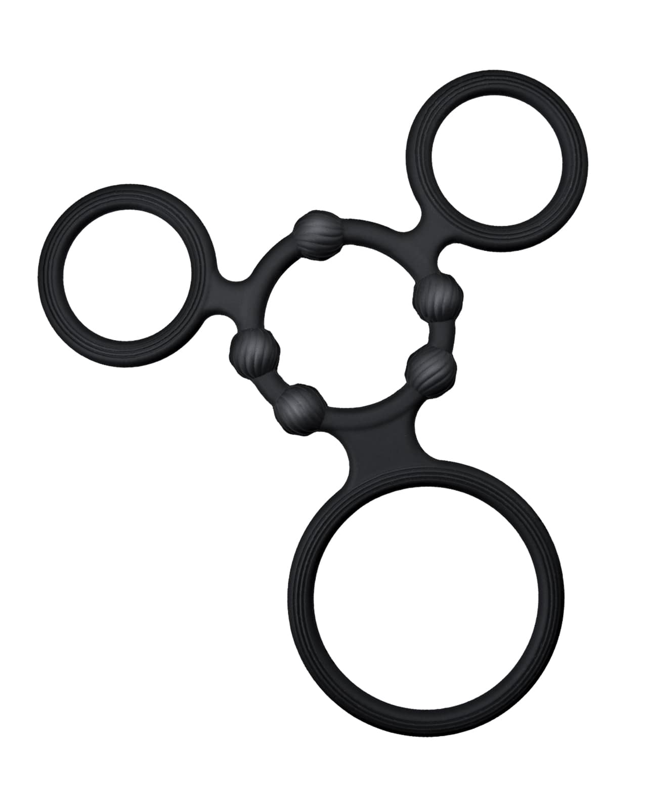 Enhancer Quad Cock Ring - Black - Image 2