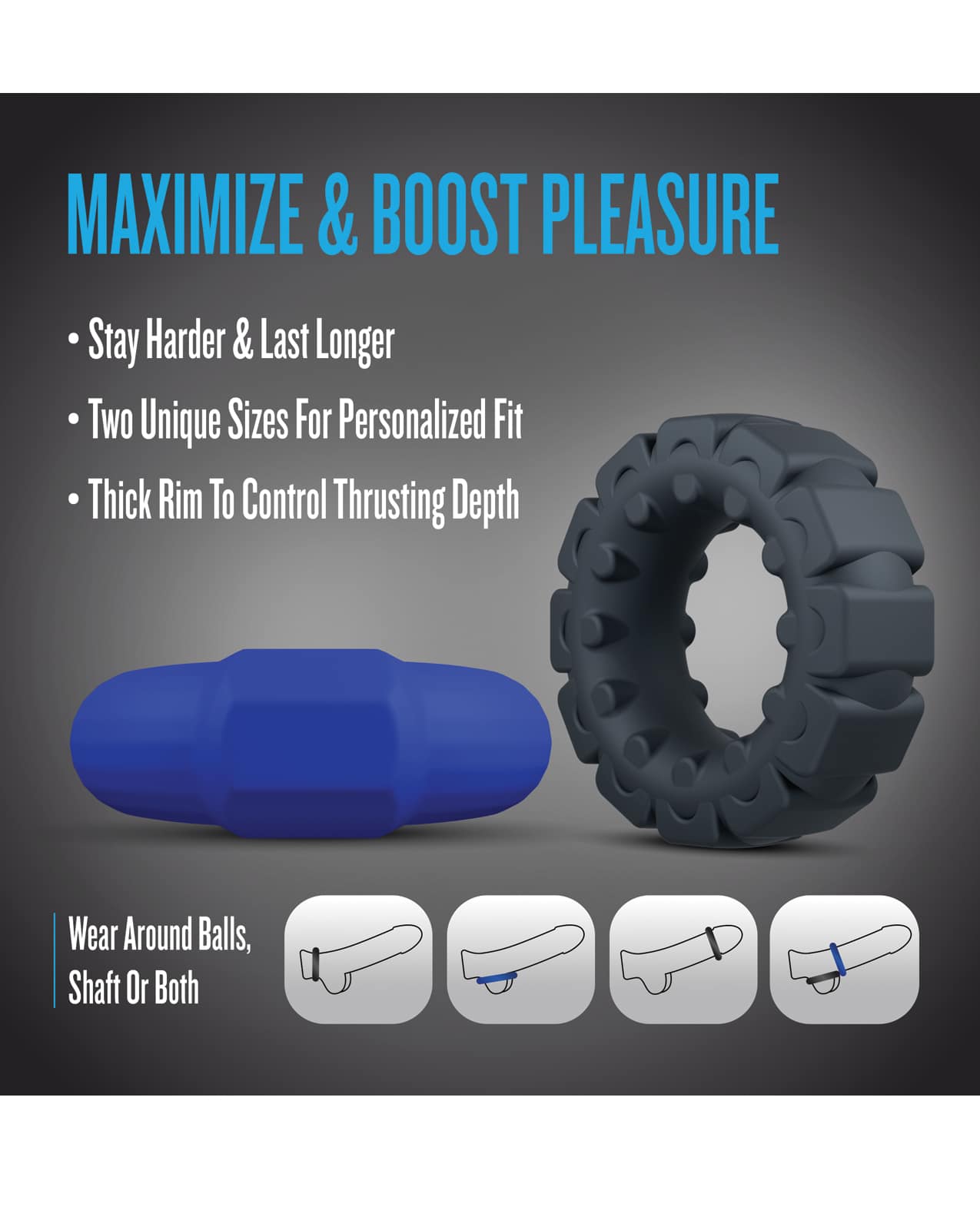 Blush Performance Plus Engage - Black/Blue - Image 4